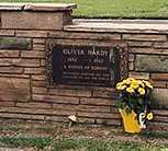 [Photo of Oliver Hardy's Grave]