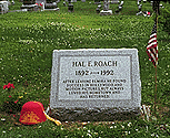 [Photo of Hal Roach's Grave]
